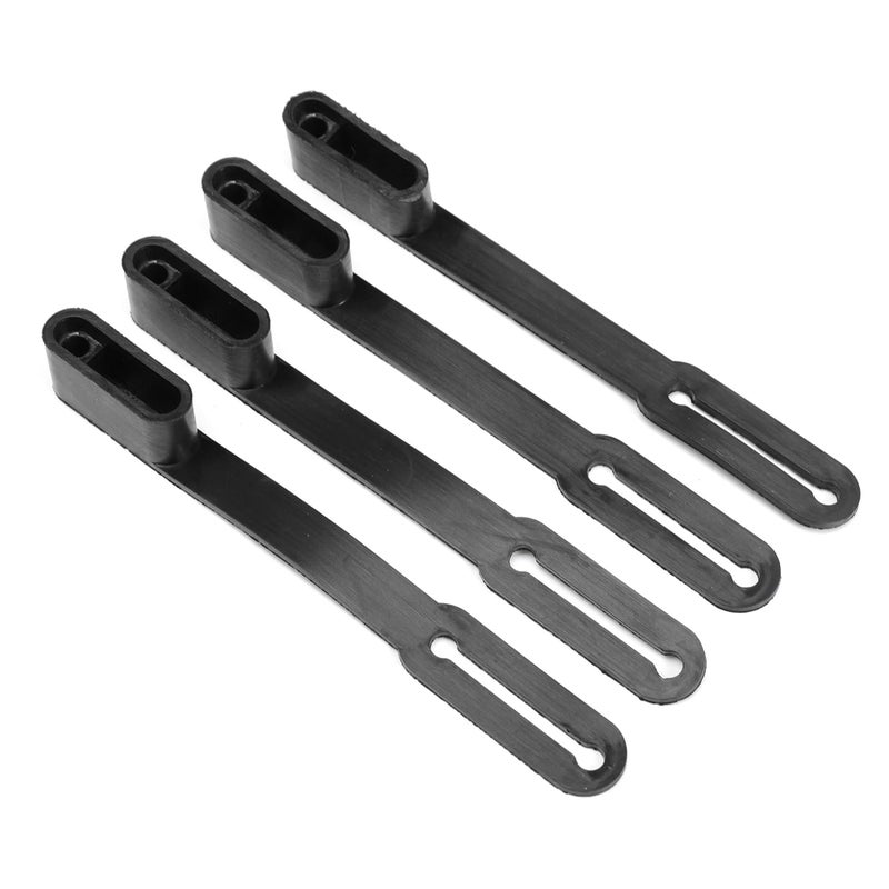 SeSicWe 4 Pin Flat Wiring Harness Connector Dust Cover for Curt Trailer Replace 58345 58200 (Pack of 4) - Image 1